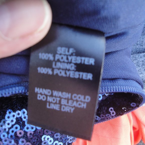 Lulus Blue Sequin Dress Size S - Picture 9 of 10